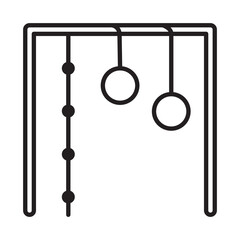 POLE CLIMB design vector icon design vector line icon svg