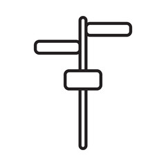 SIGNPOST design vector icon design vector line icon svg