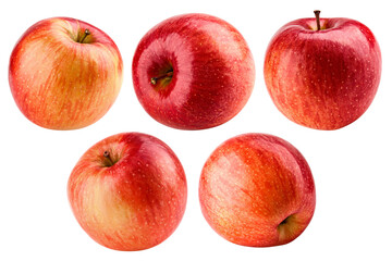 Apple isolated on white background, full depth of field