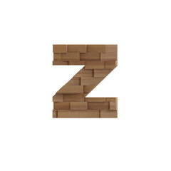 Wooden Deco Wall 3D Alphabet or PNG Letters