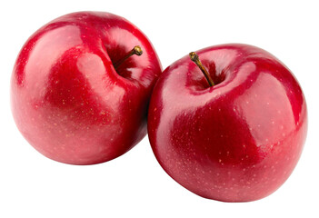 Apple isolated on white background, full depth of field