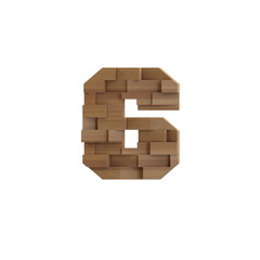 Wooden Deco Wall 3D Alphabet or PNG Letters