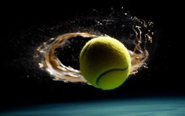 Tennis Ball, Close up, Macro, Speed and motion blur