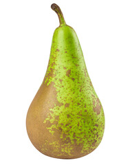 Pear isolated on white background, full depth of field