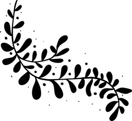 Hand Drawn Organic Leaves