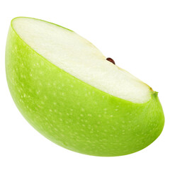 Apple isolated on white background, full depth of field