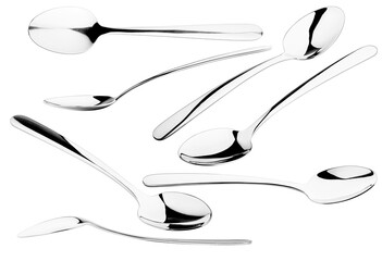 spoon, cutlery isolated on white background, full depth of field