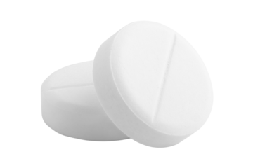 pills background, tablets on white background