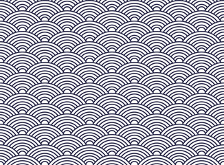 pattern with waves