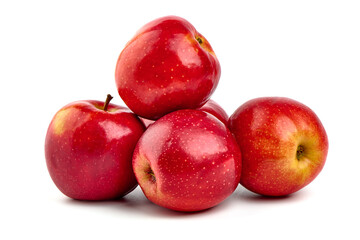 Fototapeta na wymiar Red apple isolated on white background.