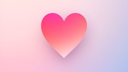 Generative AI. Bright heart icon


