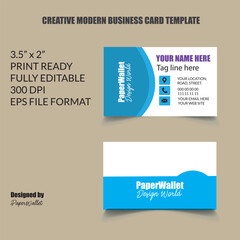business card template