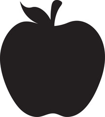Apple vector black
