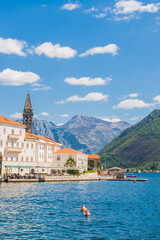 Perast at famous Bay of Kotor, Montenegro, southern Europe - 603962654