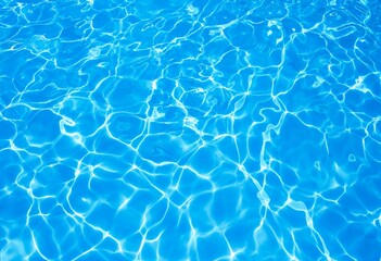 Fototapeta na wymiar blue swimming pool water texture background