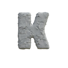 Clay or Plasticine 3D Alphabet or PNG Letters