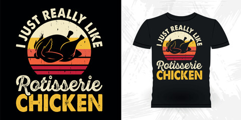 Funny Hen Lover Chicken Farmer Retro Vintage Chicken T-shirt Design