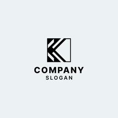 Letter K Simple Modern Logo