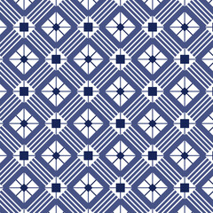 Geometric diagonal lines and Squared pattern