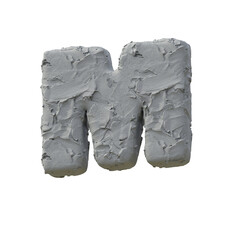 Clay or Plasticine 3D Alphabet or PNG Letters