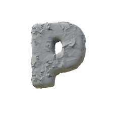 Clay or Plasticine 3D Alphabet or PNG Letters