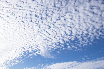 Blue skies and clouds in the Summertime.