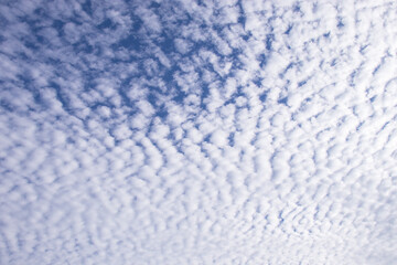Blue skies and clouds in the Summertime.