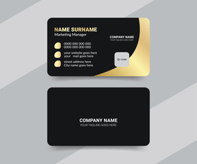 Healthcare and medical business card design template
