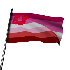 Lipstick Lesbian Pride Flag: Embracing Feminine Empowerment