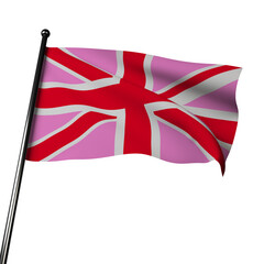 Pink Union Jack Flag: Vibrant Pride Symbol