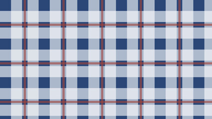 Blue red and white plaid fabric texture