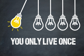 Fototapeta premium You only live once 