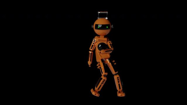 robot dancing transparent background for push on background