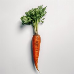 carrot, vegetable, food, orange, fresh, carrots, bunch, organic, isolated, healthy, raw, green, diet, vegetarian, root, white, agriculture, leaf, ingredient, vitamin, market, generative ai