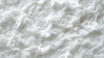 Obraz premium White Felt Fabric Texture Background - Textile Material - Generative AI