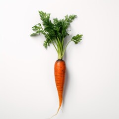 carrot, vegetable, food, orange, fresh, carrots, bunch, organic, isolated, healthy, raw, green, diet, vegetarian, root, white, agriculture, leaf, ingredient, vitamin, market, generative ai