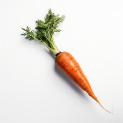 carrot, vegetable, food, isolated, carrots, orange, fresh, bunch, organic, white, healthy, green, raw, root, leaf, vegetarian, ripe, diet, ingredient, agriculture, stem, nutrition, generative ai