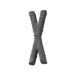 Clay or Plasticine 3D Alphabet or PNG Letters