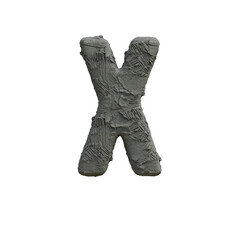 Clay or Plasticine 3D Alphabet or PNG Letters