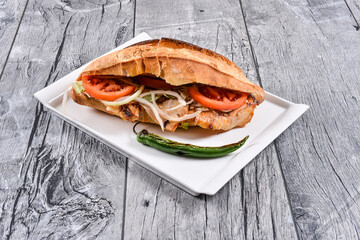 Chicken doner sandwich