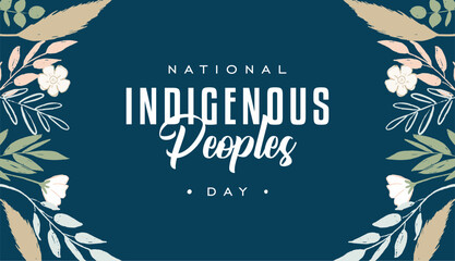 Indigenous Peoples Day, Holiday National concept