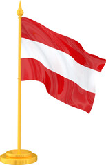 Fototapeta na wymiar Austria Flag