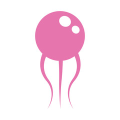 jellyfish icon vector