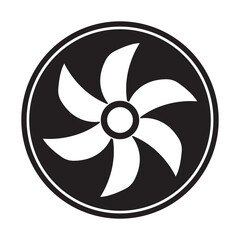 fan icon vector