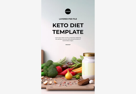 Deliciously Nutritious: Peanut Butter and Veggie Spice Mix on A Cutting Board with Knife - Perfect for Healthy Meal Prep! Keto Diet, Zero Carbs, Mockup, Template Generative AI