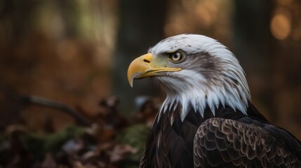 Fototapeta premium american bald eagle