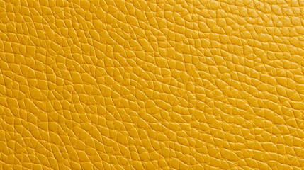 Yellow Leather Fabric Texture Background - Textile Material - Generative AI