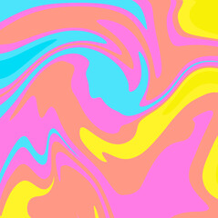 diary illustration, abstract funky liquid background, psychedelic poster, retro, vintage, ‘70, Marble texture background in pastel colors. Delicate background. illustration for graphic design. png