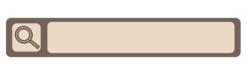 Flat search string Search information. Isolated vector illustration. Simple filled line drawing. Editable stroke. 