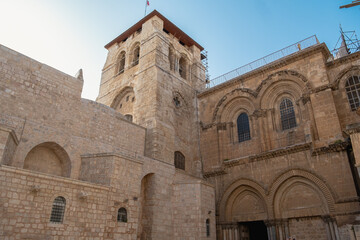 Fototapeta na wymiar Church of Holy Sepulchre in Jerusalem, Israel